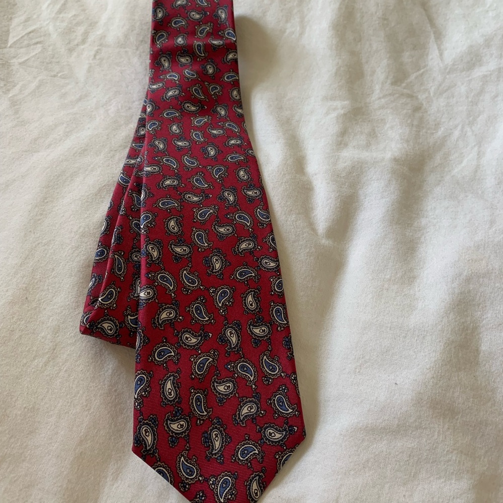 Neil Martin silk tie paisley